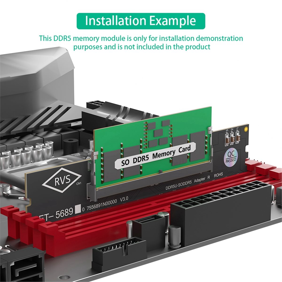 Ddr5 Sodimm - Karta adaptera pamięci RAM DDR5 z