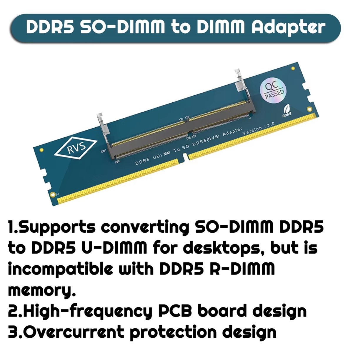 Adapter pamięci RAM T35C 2PCS  – Ddr5 Sodimm recenzja i cena