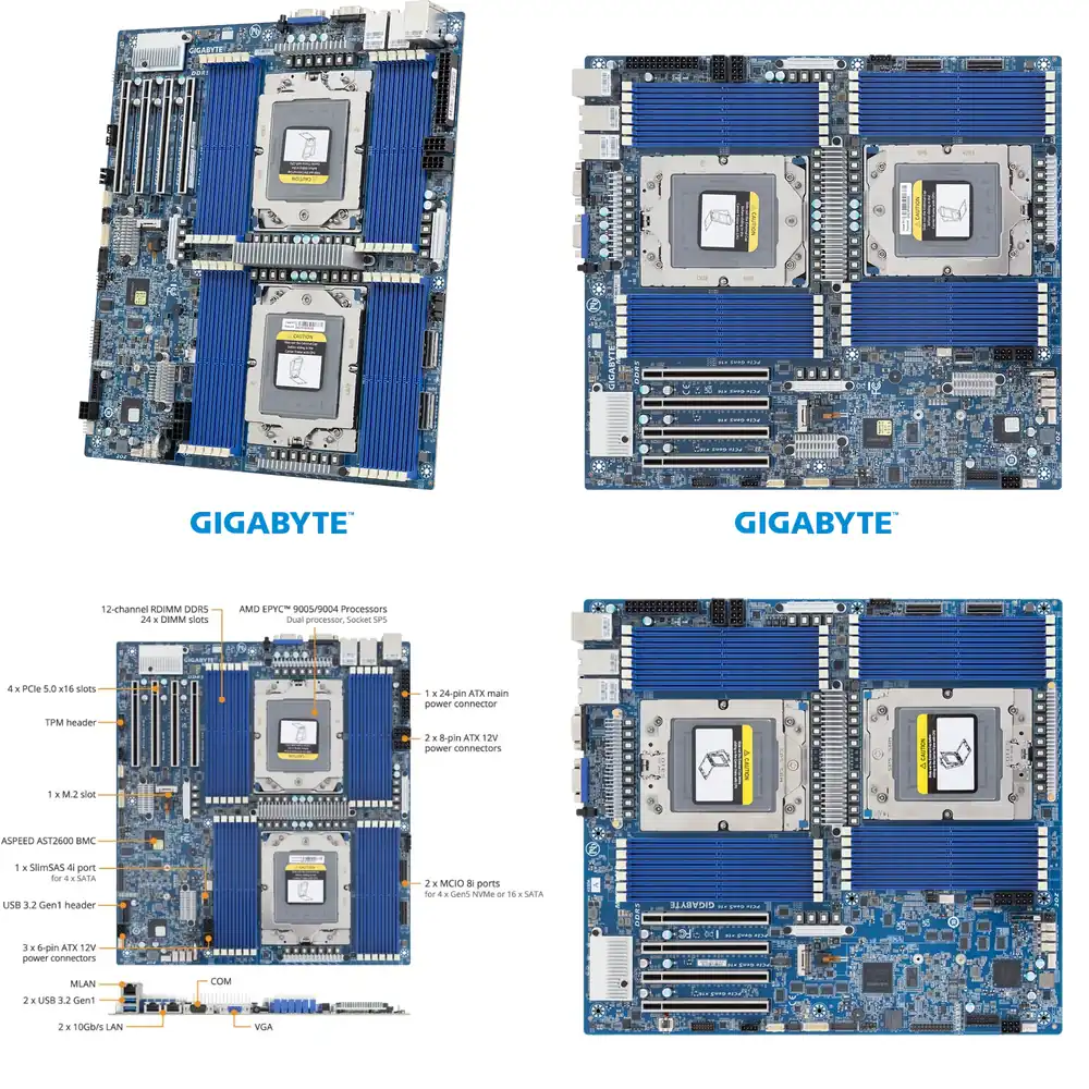 Płyta główna serwerowa MZ73-LM – Ddr5 Memory recenzja i cena
