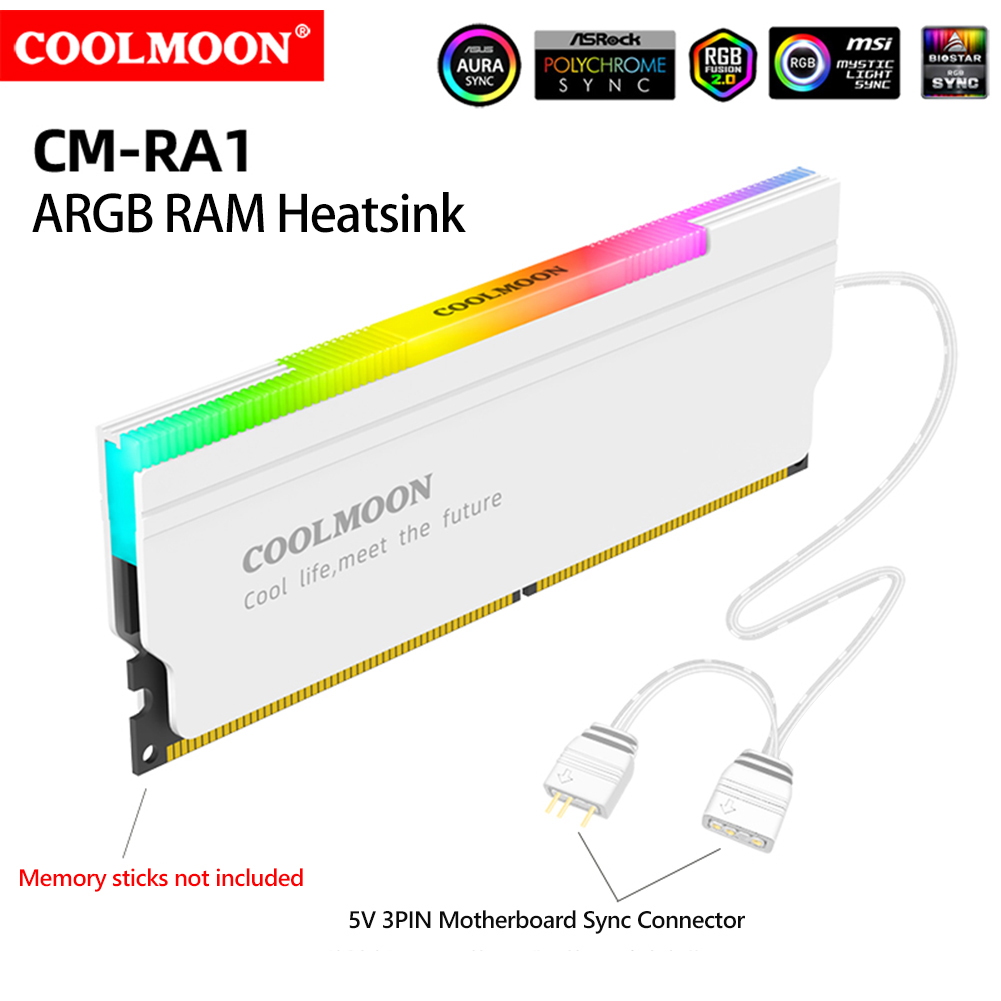 COOLMOON 5V-3PIN ARGB Radiator – Ddr5 Ram recenzja i cena