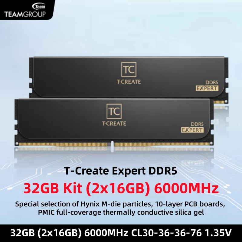 TEAMGROUP T-Create Expert CL30 – Ddr5 Ram recenzja i cena