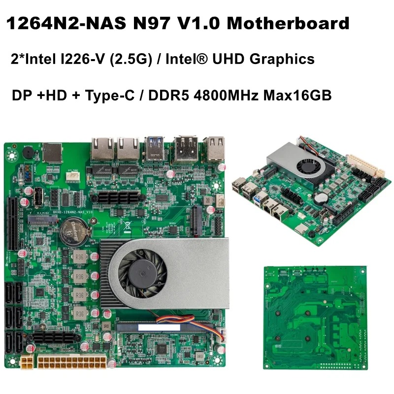 2*Intel I226 V 2.5G 1264N2 NAS – Ddr5 4800Mhz recenzja i cena