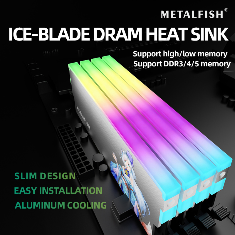Radiator METALFISH DRAM 5V-3PI – Ddr5 Ram recenzja i cena