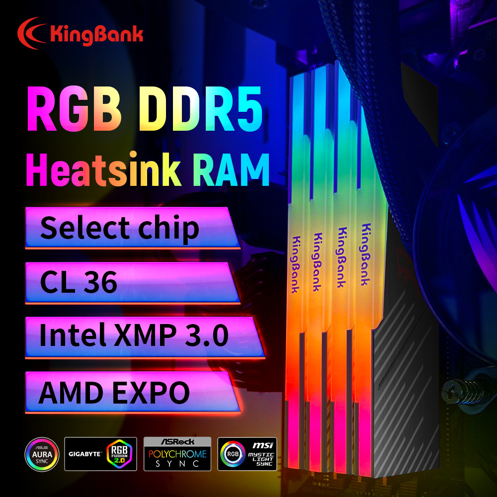 KingBank KRRB DDR5 RGB 16GB /1 – Ddr5 16Gb 6000Mhz recenzja i cena